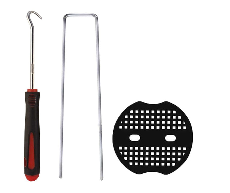 Weed Control Membrane Pegs Buffer Washer, 6"/150mm, Red - Home & Garden > Lawn & Garden Lawn & Garden