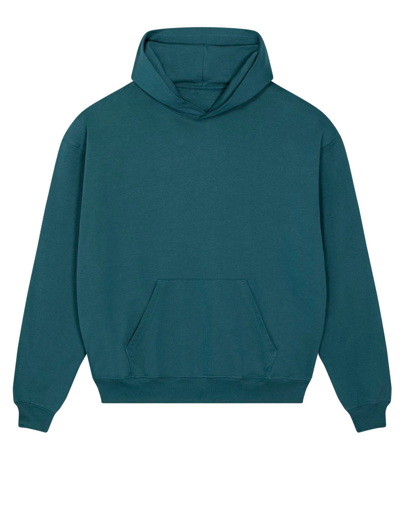 Organic Boxy Heavy Hooded Sweatshirt: Unisex