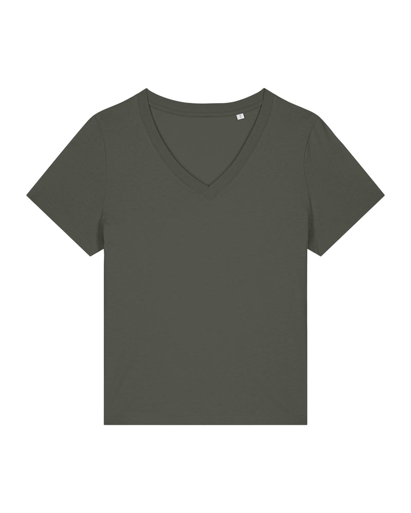 Organic Colours Womens Work V-neck T-shirt - Sustainable Workwear Range