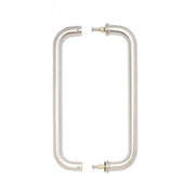 D-Pull Handle Satin Steel -