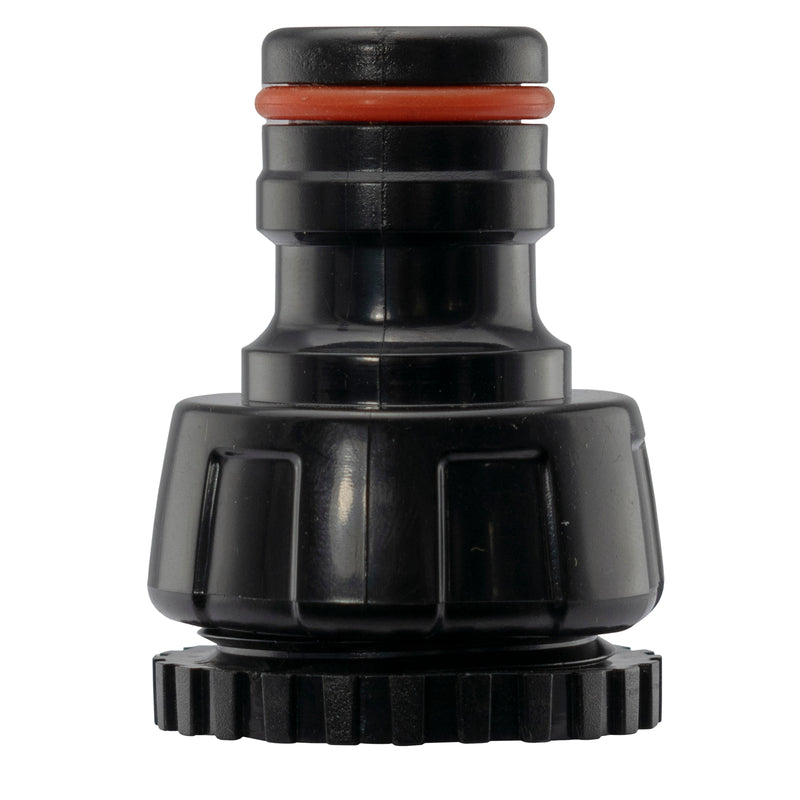 Female Tap Connector 1"-3/4" BSPF Max Flo Black/Orange - Home & Garden > Lawn & Garden Garden watering