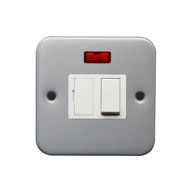 Caradok 13A Switched Spur Unit c/w Neon Metalclad -