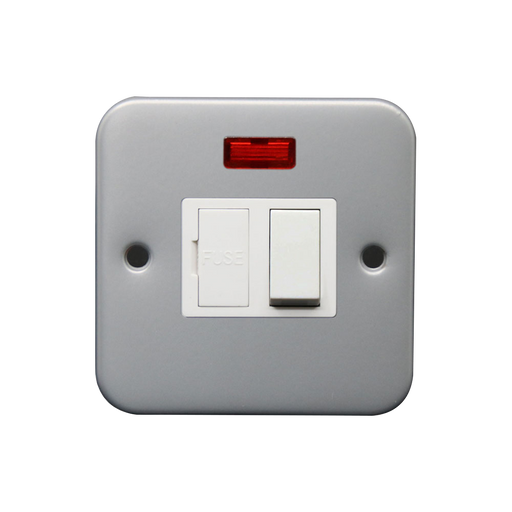 Caradok 13A Switched Spur Unit c/w Neon Metalclad -