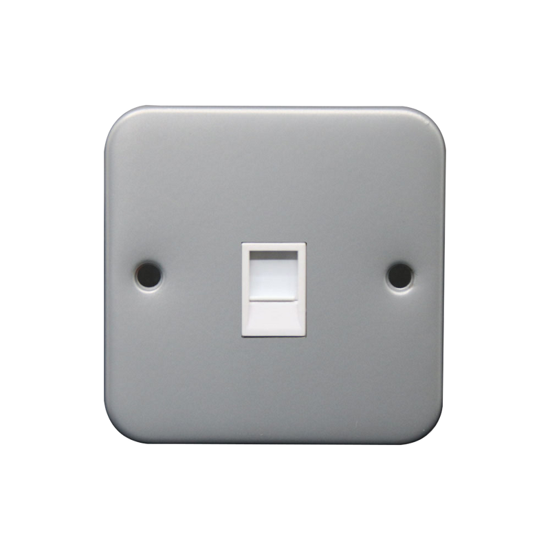 Caradok 1G RJ45 Cat5 Socket Metalclad -