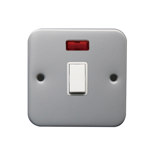 Caradok 20A DP Switch c/w Neon Metalclad -
