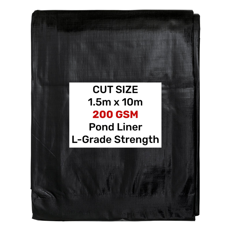 Pond Liner L-Grade 1.5m x 10m - Home & Garden > Decor > Fountains & Ponds > Fountain & Pond Accessories POND