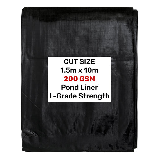 Pond Liner L-Grade 1.5m x 10m - Home & Garden > Decor > Fountains & Ponds > Fountain & Pond Accessories POND