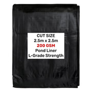 Pond Liner L-Grade 2.5m x 2.5m - Home & Garden > Decor > Fountains & Ponds > Fountain & Pond Accessories POND