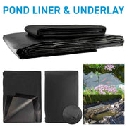 Pond Liner L-Grade Black With Underlay - Home & Garden > Decor > Fountains & Ponds > Fountain & Pond Accessories POND