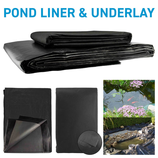 Pond Liner L-Grade Black With Underlay - Home & Garden > Decor > Fountains & Ponds > Fountain & Pond Accessories POND