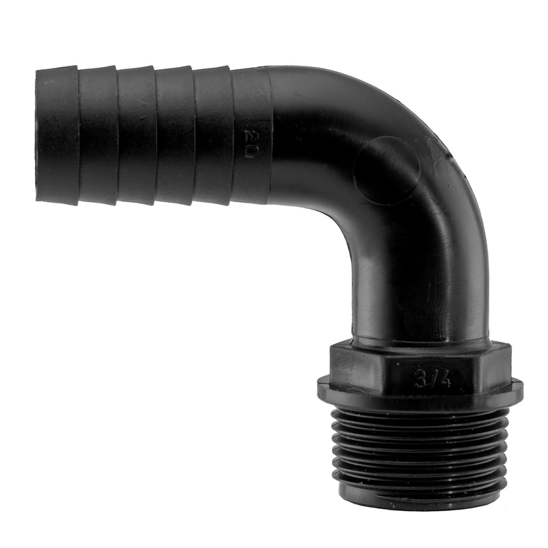 IBC 2” S60X6 Cap with Pond Elbow 20mm Barb - Home & Garden > Lawn & Garden