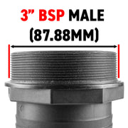 Pond Straight Connector 3" BSPM - 75mm - Home & Garden > Decor > Fountains & Ponds > Fountain & Pond Accessories POND