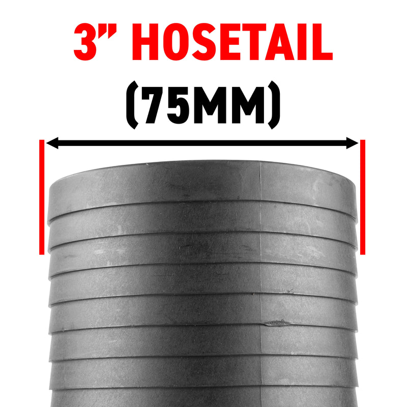Pond Straight Connector 3" BSPM - 75mm - Home & Garden > Decor > Fountains & Ponds > Fountain & Pond Accessories POND