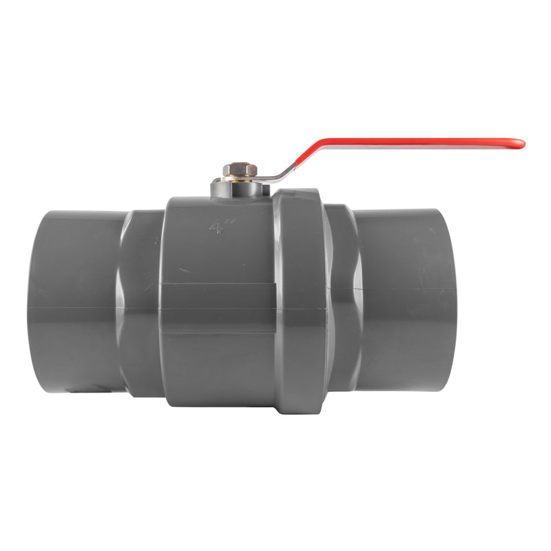 PP 4" BSPF Stopcock with Stainless Steel Ball Valve and Handle - Hardware > Plumbing > Plumbing Fittings & Supports Tech Hose & Fittings