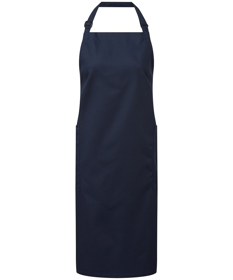 Recycled Polyester And Cotton Work Bib Apron, Organic And Fairtrade Certified - Sustainable Workwear Range