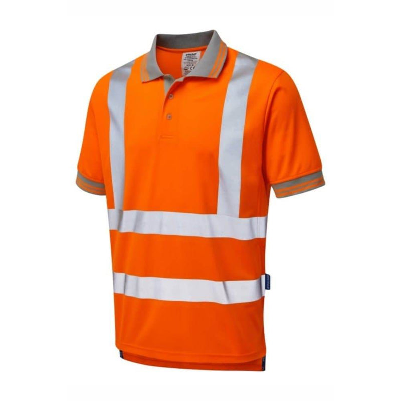 PULSAR PR176 Hi-Vis Orange Polo Shirt - HI-VIS T-SHIRTS
