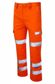 PULSAR PR336LDS Ladies Hi-Vis Orange Combat Trouser - HI-VIS TROUSERS