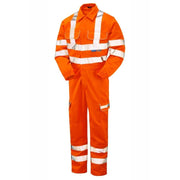 PULSAR PR339 Hi-Vis Orange Combat Coverall - HI-VIS OVERALLS