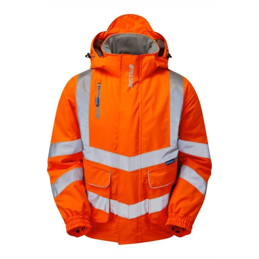 PULSAR PR496 Hi-Vis Orange Padded Bomber Jacket - HI-VIS JACKETS & COATS