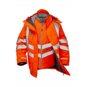 PULSAR PR497 Hi-Vis Orange 7-in-1 Storm Coat - HI-VIS JACKETS & COATS