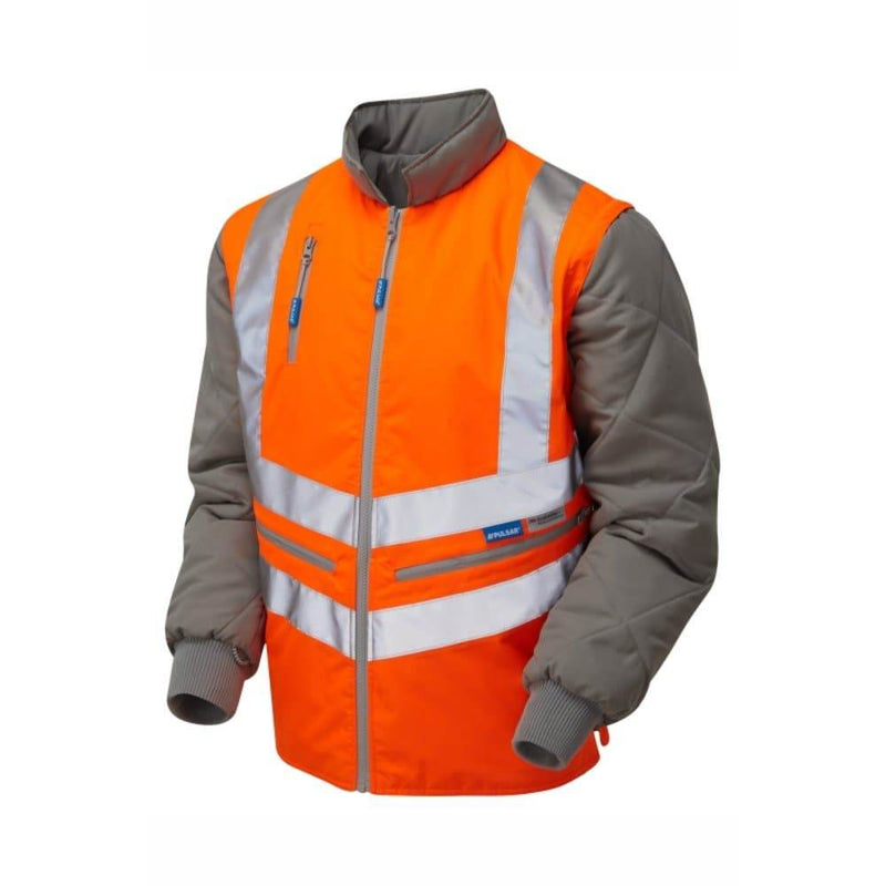 PULSAR PR498 Hi-Vis Orange Interactive Body Warmer - HI-VIS JACKETS & COATS
