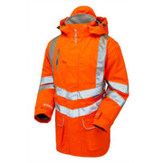 PULSAR PR499 Hi-Vis Orange Mesh Lined Storm Coat - HI-VIS JACKETS & COATS