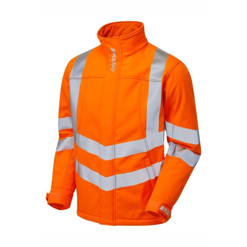 PULSAR PR535 Hi-Vis Interactive Rail Spec Softshell Jacket - HI-VIS JACKETS & COATS