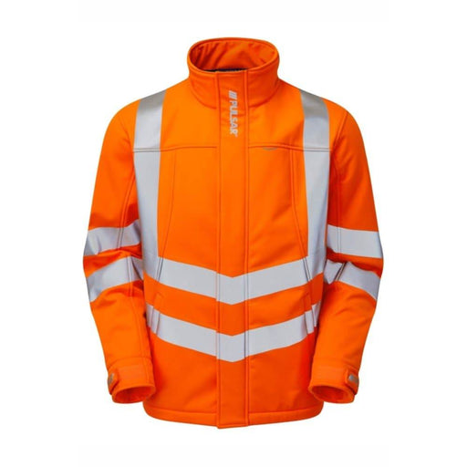 PULSAR PR535 Hi-Vis Interactive Rail Spec Softshell Jacket - HI-VIS JACKETS & COATS