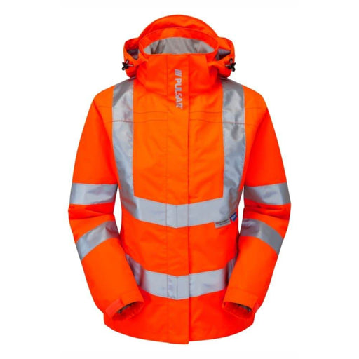 PULSAR PR705 Rail Spec Ladies Unlined Storm Coat - WOMENS HI-VIS CLOTHING