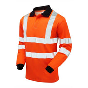 PULSAR PRARC21 Rail Spec FR-AST-ARC Hi-Vis Long Sleeve Polo Shirt - FLAME RETARDANT SHIRTS