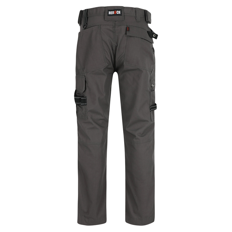 Herock Apollo Shortleg Multi Pocket Knee Pad Trousers Grey 30" Waist, 28" Leg - SALE TROUSERS