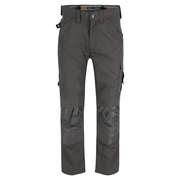Herock Apollo Shortleg Multi Pocket Knee Pad Trousers Grey 30" Waist, 28" Leg - SALE TROUSERS