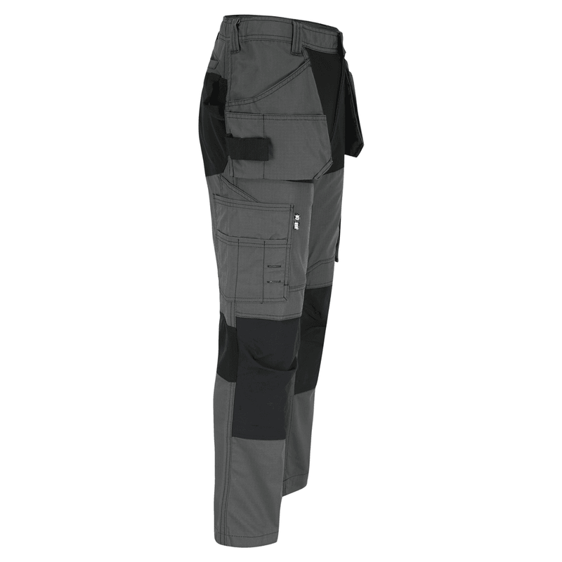 Herock Spector Short Leg Multi Pocket Holster Pocket Kneepad Stretch Trousers Antracite / Black / 30" Waist, 28" Leg - SALE TROUSERS
