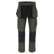 Herock Spector Multi Pocket Holster Pocket Kneepad Stretch Trousers Anthracite / Black 44" Waist - 33" Leg - SALE TROUSERS