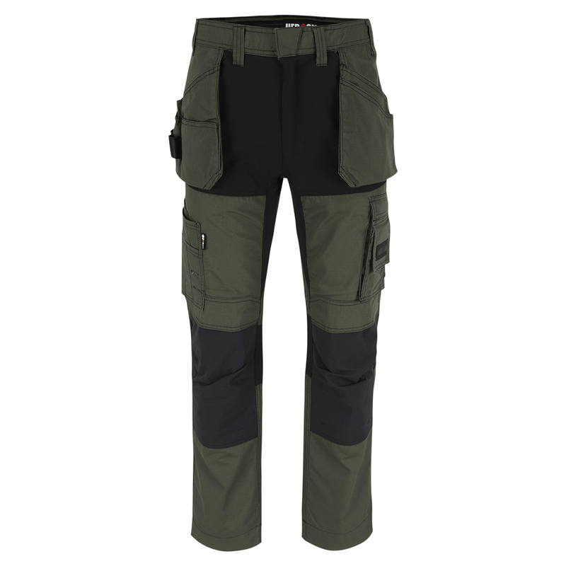Herock Spector Multi Pocket Holster Pocket Kneepad Stretch Trousers Anthracite / Black 44" Waist - 33" Leg - SALE TROUSERS