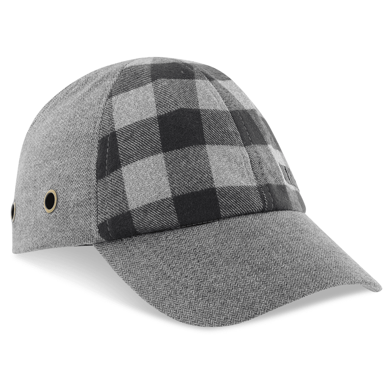 Herock Skoll Grey Check Safety Bump Cap - HARD HATS & ACCESSORIES