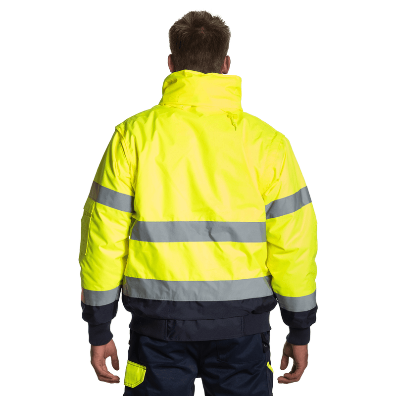 Herock Tarvos Waterproof Hi-Vis Jacket Bodywarmer - HI-VIS JACKETS & COATS