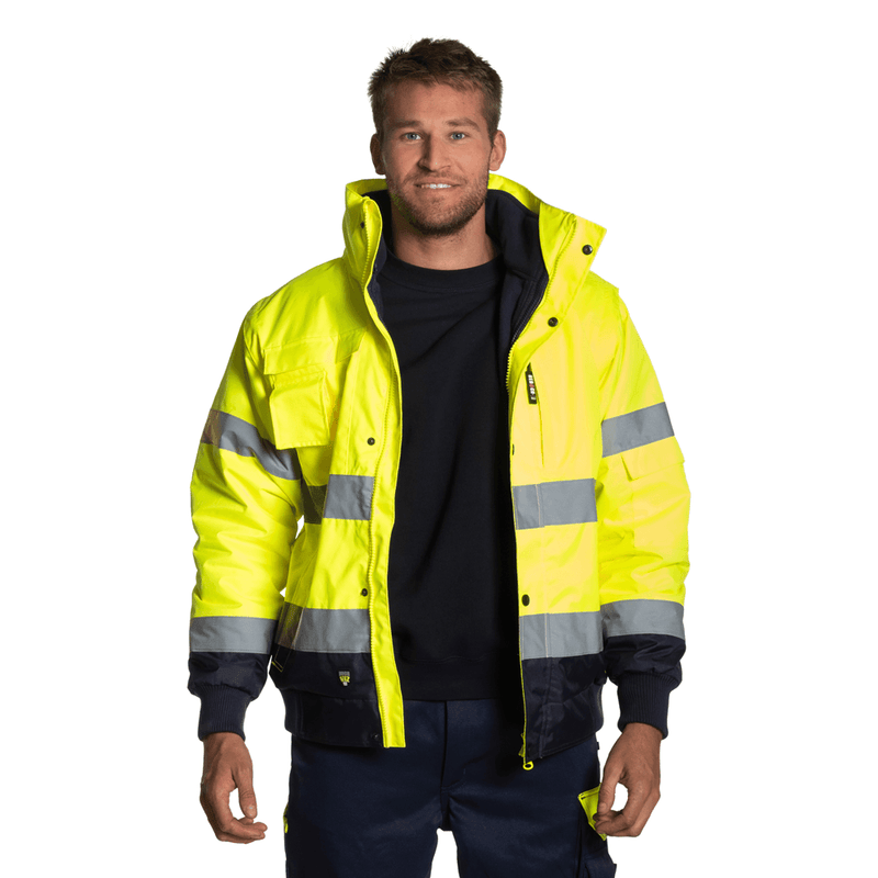 Herock Tarvos Waterproof Hi-Vis Jacket Bodywarmer - HI-VIS JACKETS & COATS