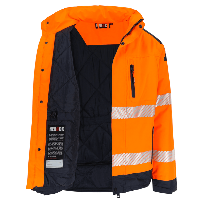 Herock Hodor Multi-Pocket Waterproof Hi-Vis Jacket - HI-VIS JACKETS & COATS