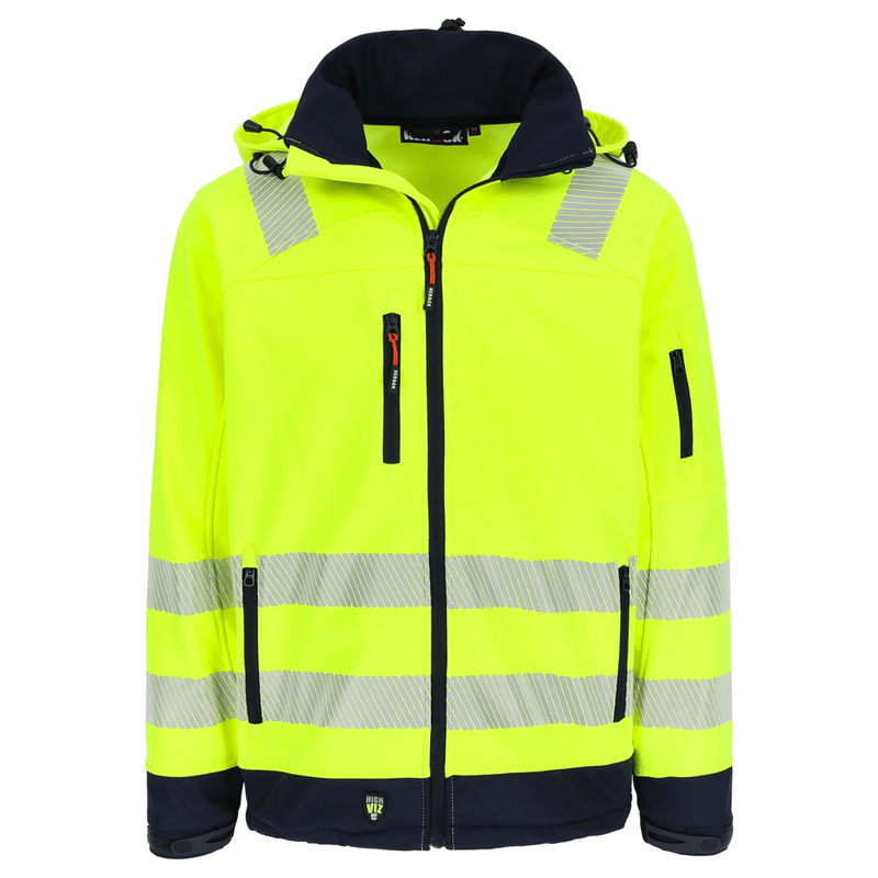 Herock Gregor Water-Repellent Hi-Vis Softshell Jacket - HI-VIS JACKETS & COATS