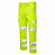 PULSAR P346LDS Ladies Hi-Vis Yellow Combat Trouser - HI-VIS TROUSERS
