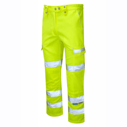 PULSAR P346LDS Ladies Hi-Vis Yellow Combat Trouser - HI-VIS TROUSERS