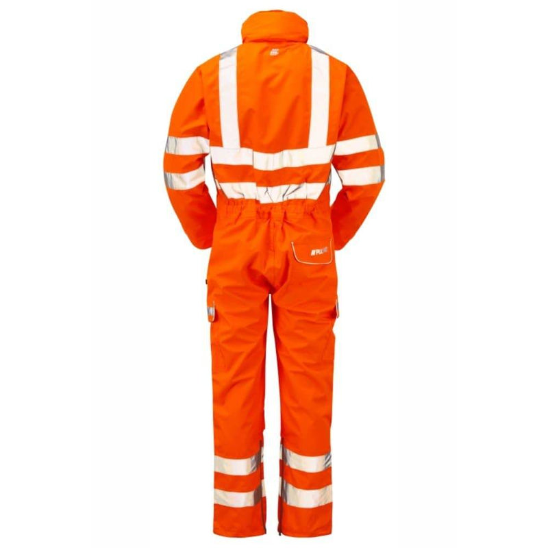 PULSAR PR505 Hi-Vis Rail Spec Waterproof Coverall - HI-VIS OVERALLS