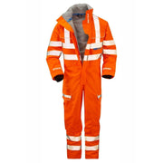 PULSAR PR505 Hi-Vis Rail Spec Waterproof Coverall - HI-VIS OVERALLS
