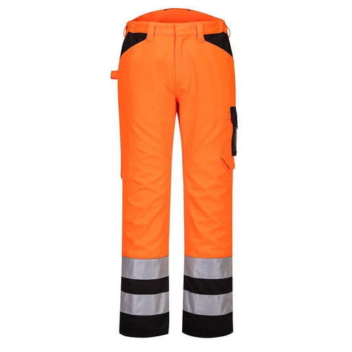 Portwest PW241 Hi-Vis Service Trousers - HI-VIS TROUSERS
