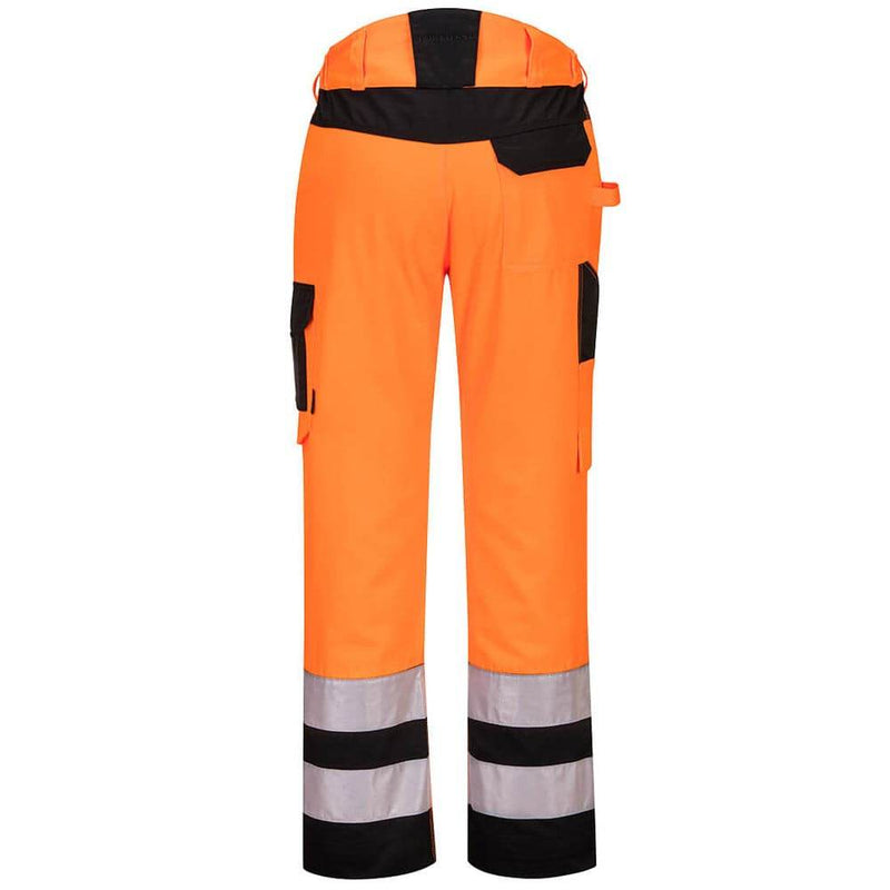 Portwest PW241 Hi-Vis Service Trousers - HI-VIS TROUSERS