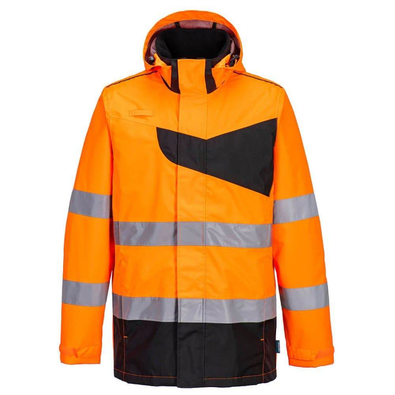 PORTWEST PW265 PW2 HI-VIS RAIN JACKET - HI-VIS JACKETS & COATS