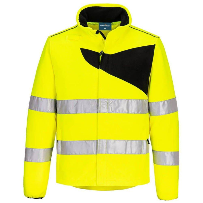 PORTWEST PW274 PW2 HI-VIS FLEECE - HI-VIS SWEATSHIRTS & HOODIES