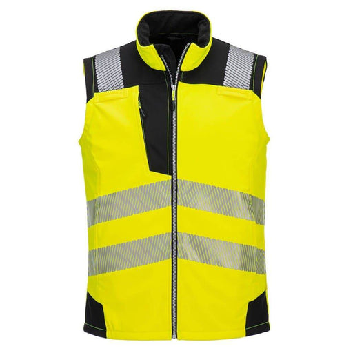 PORTWEST PW325 PW3 HI-VIS SOFTSHELL GILET (3L) - HI-VIS JACKETS & COATS