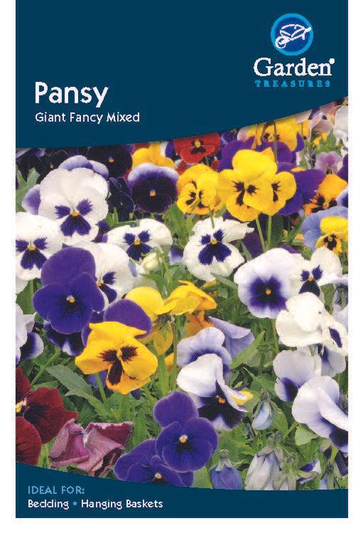 Pansy Giant Fancy Mixed -